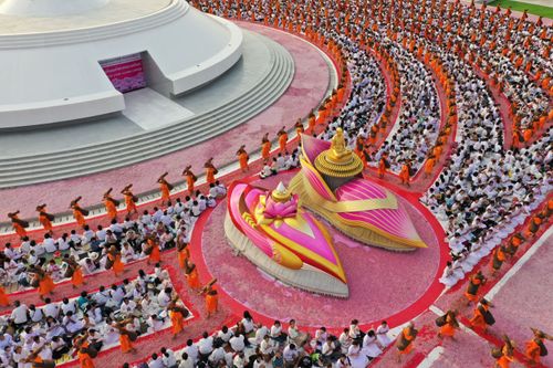ภาพ No.35263:โครงการธรรมยาตรา เส้นทางพระผู้ปราบมาร ปีที่ 8 ณ อนุสรณ์สถานบางปลา