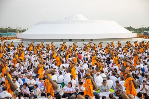 ภาพ No.35254:โครงการธรรมยาตรา เส้นทางพระผู้ปราบมาร ปีที่ 8 ณ อนุสรณ์สถานบางปลา