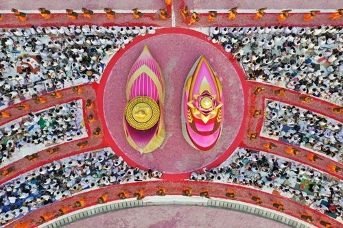 ภาพ No.35265:โครงการธรรมยาตรา เส้นทางพระผู้ปราบมาร ปีที่ 8 ณ อนุสรณ์สถานบางปลา