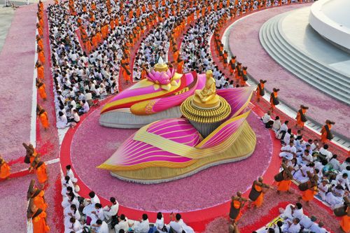 ภาพ No.35268:โครงการธรรมยาตรา เส้นทางพระผู้ปราบมาร ปีที่ 8 ณ อนุสรณ์สถานบางปลา