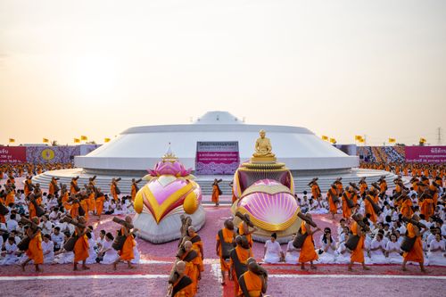 ภาพ No.35253:โครงการธรรมยาตรา เส้นทางพระผู้ปราบมาร ปีที่ 8 ณ อนุสรณ์สถานบางปลา