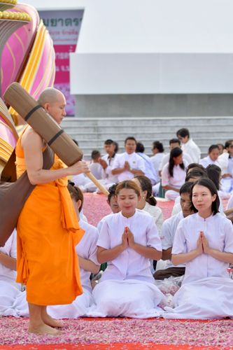 ภาพ No.35241:โครงการธรรมยาตรา เส้นทางพระผู้ปราบมาร ปีที่ 8 ณ อนุสรณ์สถานบางปลา