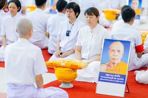 ภาพ No.286539:วันเสาร์ที่ 12 กรกฏาคม พ.ศ.2568 พิธีบรรพชาอุปสมบท  โครงการบรรพชาอุปสมบทหมู่ ธรรมทายาทนานาชาติ(ภาคภาษาจีน), โครงการบรรพชาสามเณร โรงเรียนนานาชาติ รุ่นที 14