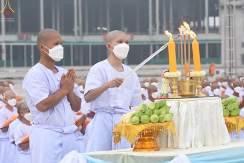 ภาพ No.64407:พิธีบรรพชาสามเณรธรรมทายาท โครงการอุปสมบทบูชาธรรมมหาปูชนียาจารย์ วันเสาร์ที่ 26 พฤศจิกายน พ.ศ. 2565 ณ วัดพระธรรมกาย จ.ปทุมธานี