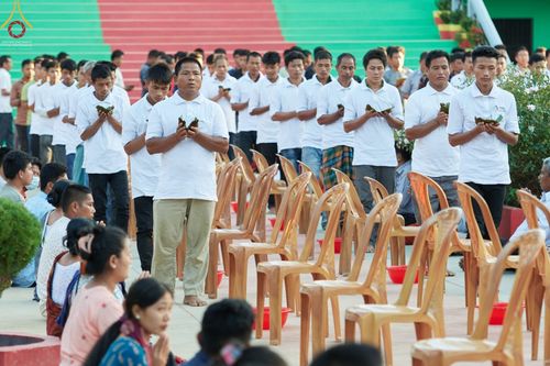 ภาพ No.64710:พิธีบรรพชาสามเณร โครงการบรรพชาสามเณร 500 รูป ประเทศบังกลาเทศ วันที่ 22 พฤศจิกายน พ.ศ. 2565