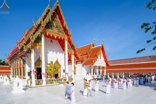 ภาพ No.71628:พระธรรมยาตรา ปฏิบัติศาสนกิจ ทำนุบำรุงศาสนสถาน, ปฏิบัติธรรม ร่วมกับชุมชน,นักเรียนเด็กดีวีสตาร์ และร่วมพิธีทอดผ้าป่าบำรุงศาสนสถาน ในโครงการธรรมยาตรากตัญญูบูชา มหาปูชนียาจารย์ พระมงคลเทพมุนี(สด จนฺทสโร) พระผู้ปราบมาร อนุสรณ์สถาน 7 แห่ง ปีที่ 11 ณ วัดสองพี่น