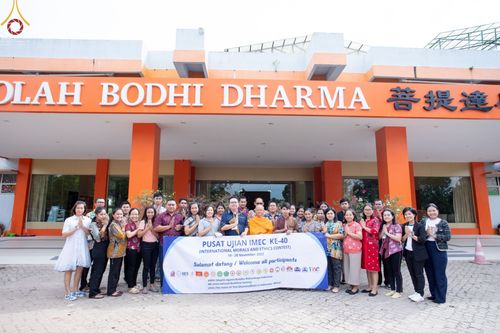 โครงการตอบปัญหาธรรมะทางก้าวหน้า IMEC (International Morals and Ethics Contest) ครั้งที่ 40 ในวันที่ 19  20 พฤศจิกายน พ.ศ. 2565 ณ สนามสอบโรงเรียน Sekolah Bodhi Dharma เขตบาตัม ประเทศอินโดนีเซีย