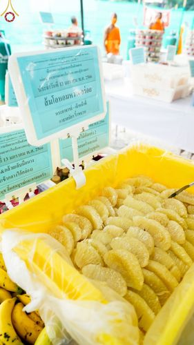 ภาพ No.71045:พิธีถวายภัตตาหารเป็นสังฆทาน แด่คณะพระธรรมยาตราฯ ในโครงการธรรมยาตราฯ ปีที่ 11 ณ อนุสรณ์สถานคลองบางนางแท่น อ.สามพราน จ.นครปฐม วันที่ 13 มกราคม พ.ศ. 2566