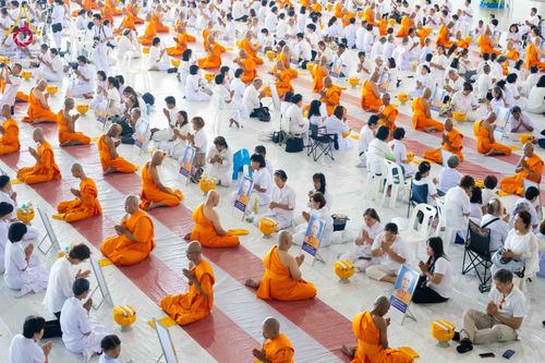 ภาพ No.321419:วันเสาร์ที่ 11 เมษายน พ.ศ.2569 พิธีขอบรรพชา พิธีขอสรณคมณ์และศีล, พิธีถวายบาตร พิธีอุปสมบท โครงการอุปสมบทหมู่ บูชาธรรมหลวงพ่อธัมมชโย พ.ศ.2569 โครงการอุปสมบทหมู่ธรรมทายาท ระดับอุดมศึกษา รุ่น 53 (ภาคฤดูร้อน) ณ วัดพระธรรมกาย ปทุมธานี