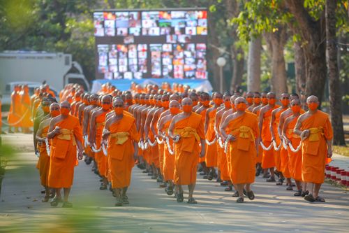 ภาพ No.28317:วันมหาปูชนียาจารย์ (อัญเชิญอัฐิธาตุคุณยายทองสุข)