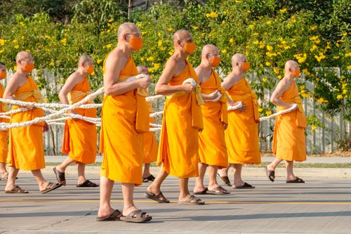 ภาพ No.28349:วันมหาปูชนียาจารย์ (อัญเชิญอัฐิธาตุคุณยายทองสุข)