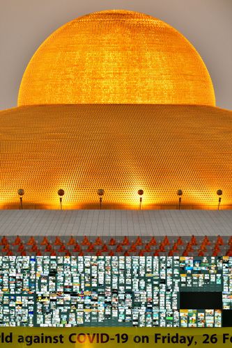 ภาพ No.28656:วันมาฆบูชา พิธีจุดประทีปออนไลน์ 2 ล้านดวง ถวายเป็นพุทธบูชา