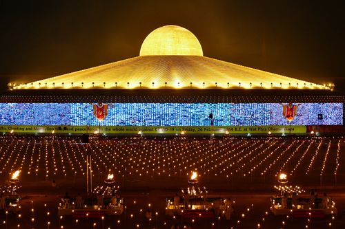 ภาพ No.28665:วันมาฆบูชา พิธีจุดประทีปออนไลน์ 2 ล้านดวง ถวายเป็นพุทธบูชา