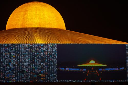 ภาพ No.28546:วันมาฆบูชา พิธีจุดประทีปออนไลน์ 2 ล้านดวง ถวายเป็นพุทธบูชา