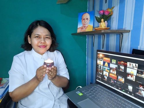 ภาพ No.28694:วันมาฆบูชา พิธีจุดประทีปออนไลน์ 2 ล้านดวง ถวายเป็นพุทธบูชา