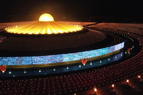 ภาพ No.28650:วันมาฆบูชา พิธีจุดประทีปออนไลน์ 2 ล้านดวง ถวายเป็นพุทธบูชา