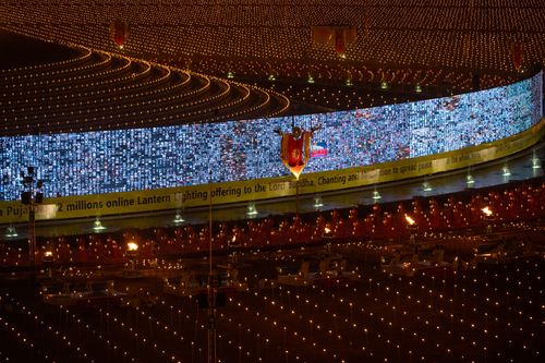 ภาพ No.28766:วันมาฆบูชา พิธีจุดประทีปออนไลน์ 2 ล้านดวง ถวายเป็นพุทธบูชา