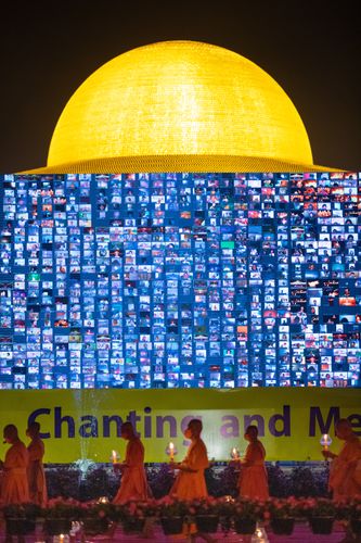 ภาพ No.28850:วันมาฆบูชา พิธีจุดประทีปออนไลน์ 2 ล้านดวง ถวายเป็นพุทธบูชา