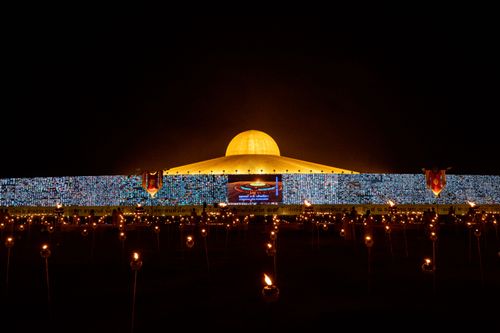 ภาพ No.28589:วันมาฆบูชา พิธีจุดประทีปออนไลน์ 2 ล้านดวง ถวายเป็นพุทธบูชา