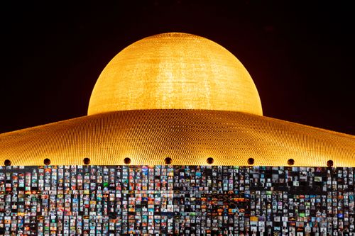 ภาพ No.28586:วันมาฆบูชา พิธีจุดประทีปออนไลน์ 2 ล้านดวง ถวายเป็นพุทธบูชา