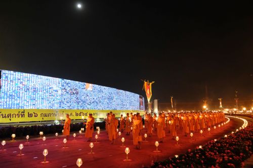 ภาพ No.28591:วันมาฆบูชา พิธีจุดประทีปออนไลน์ 2 ล้านดวง ถวายเป็นพุทธบูชา
