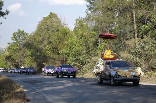 ภาพ No.31791:พิธีต้อนรับตราตั้งเจ้าคณะอำเภอฮอด พระครูสังวรสิทธิโชติ วิชาญ อิทฺธินาโค