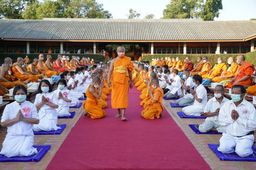 ภาพ No.31801:พิธีต้อนรับตราตั้งเจ้าคณะอำเภอฮอด พระครูสังวรสิทธิโชติ วิชาญ อิทฺธินาโค