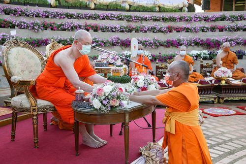 ภาพ No.31800:พิธีต้อนรับตราตั้งเจ้าคณะอำเภอฮอด พระครูสังวรสิทธิโชติ วิชาญ อิทฺธินาโค