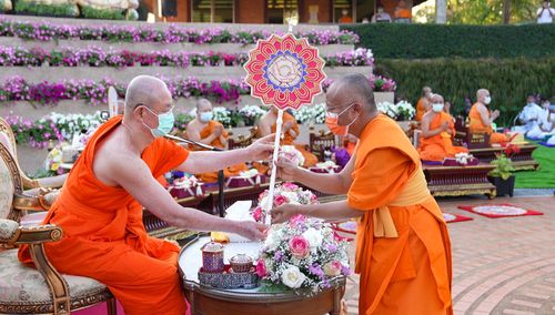 ภาพ No.31812:พิธีต้อนรับตราตั้งเจ้าคณะอำเภอฮอด พระครูสังวรสิทธิโชติ วิชาญ อิทฺธินาโค