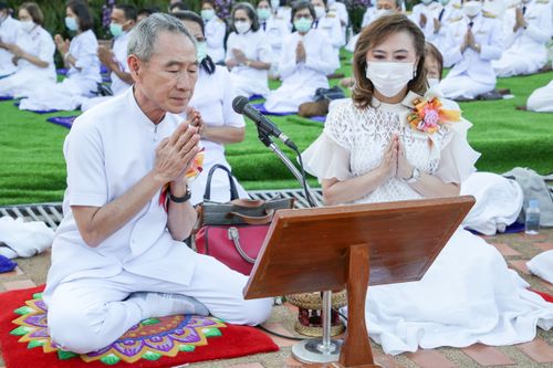 ภาพ No.31808:พิธีต้อนรับตราตั้งเจ้าคณะอำเภอฮอด พระครูสังวรสิทธิโชติ วิชาญ อิทฺธินาโค