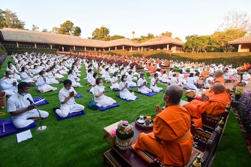 ภาพ No.31810:พิธีต้อนรับตราตั้งเจ้าคณะอำเภอฮอด พระครูสังวรสิทธิโชติ วิชาญ อิทฺธินาโค