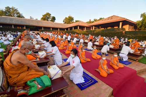ภาพ No.31813:พิธีต้อนรับตราตั้งเจ้าคณะอำเภอฮอด พระครูสังวรสิทธิโชติ วิชาญ อิทฺธินาโค