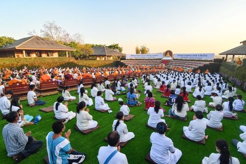 ภาพ No.31821:พิธีต้อนรับตราตั้งเจ้าคณะอำเภอฮอด พระครูสังวรสิทธิโชติ วิชาญ อิทฺธินาโค