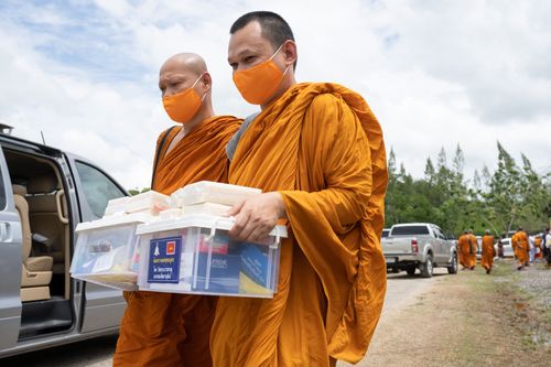 ภาพ No.31776:พิธีถวายสังฆทานแด่คณะสงฆ์ 323 วัด ใน 4 จังหวัดภาคใต้ ครั้งที่ 153 (ออนไลน์)