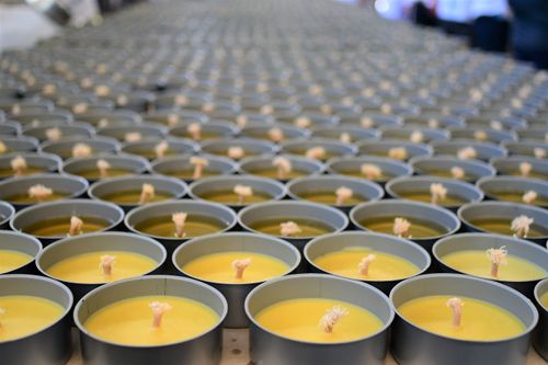 ภาพ No.31209:กิจกรรมงานบุญ ร่วมกันทำไส้เทียนและหล่อเทียนกระป๋อง