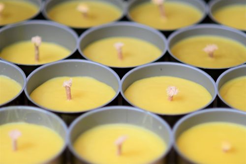 ภาพ No.31231:กิจกรรมงานบุญ ร่วมกันทำไส้เทียนและหล่อเทียนกระป๋อง