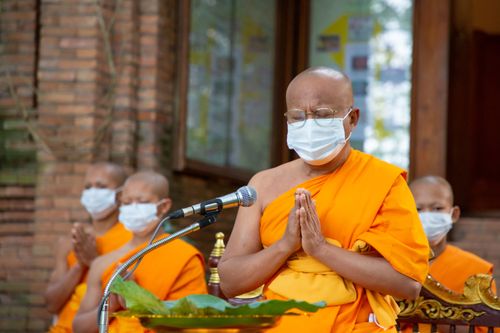 พิธีปลงผมสามเณรภาคฤดูร้อน รุ่นที่ 28 ประจำปี 2564	