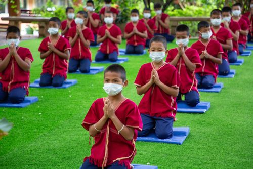 ภาพ No.31833:พิธีปลงผมสามเณรภาคฤดูร้อน รุ่นที่ 28 ประจำปี 2564	