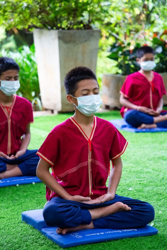 ภาพ No.31839:พิธีปลงผมสามเณรภาคฤดูร้อน รุ่นที่ 28 ประจำปี 2564	