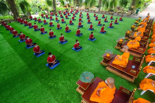 ภาพ No.31840:พิธีปลงผมสามเณรภาคฤดูร้อน รุ่นที่ 28 ประจำปี 2564	