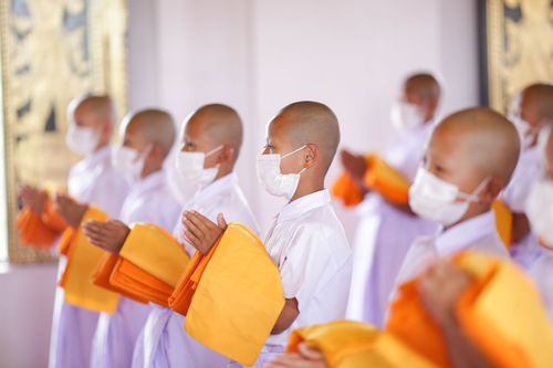 ภาพ No.36953:พิธีบรรพชาสามเณรภาคฤดูร้อน รุ่นที่ 28 ประจำปี 2564 ณ วัดบ้านขุน