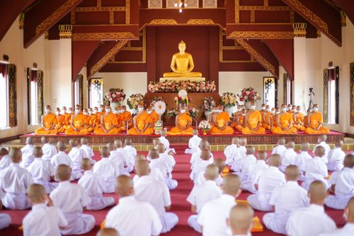 ภาพ No.36955:พิธีบรรพชาสามเณรภาคฤดูร้อน รุ่นที่ 28 ประจำปี 2564 ณ วัดบ้านขุน