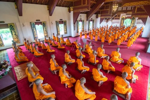 ภาพ No.36962:พิธีบรรพชาสามเณรภาคฤดูร้อน รุ่นที่ 28 ประจำปี 2564 ณ วัดบ้านขุน