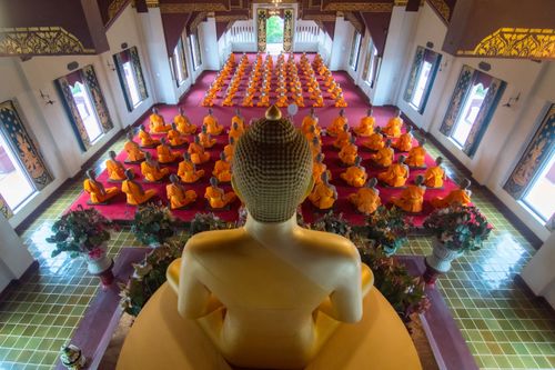 ภาพ No.36960:พิธีบรรพชาสามเณรภาคฤดูร้อน รุ่นที่ 28 ประจำปี 2564 ณ วัดบ้านขุน