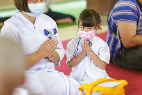 ภาพ No.36966:พิธีบรรพชาสามเณรภาคฤดูร้อน รุ่นที่ 28 ประจำปี 2564 ณ วัดบ้านขุน