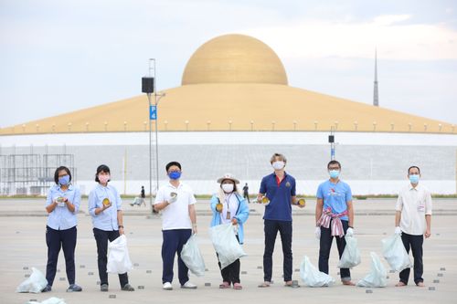 ภาพ No.28863:วันคุ้มครองโลก พิธีจุดประทีปแปรอักษรที่ใหญ่ที่สุดในโลก ถวายเป็นพุทธบูชา ผ่านระบบ ZOOM 