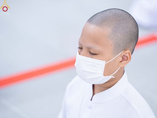 ภาพ No.45495:ประมวลภาพพิธีบรรพชา โครงการหน่อแก้วเปรียญธรรม รุ่นที่ 10 ณ หมู่กฏิสามเณร อาคารค่ายจองแชมป์