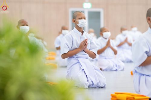 ภาพ No.45509:ประมวลภาพพิธีบรรพชา โครงการหน่อแก้วเปรียญธรรม รุ่นที่ 10 ณ หมู่กฏิสามเณร อาคารค่ายจองแชมป์