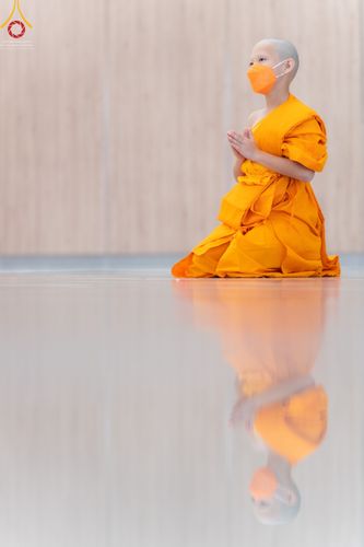 ภาพ No.45553:ประมวลภาพพิธีบรรพชา โครงการหน่อแก้วเปรียญธรรม รุ่นที่ 10 ณ หมู่กฏิสามเณร อาคารค่ายจองแชมป์