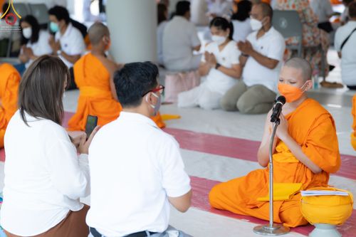 ภาพ No.45594:ประมวลภาพพิธีบรรพชา โครงการหน่อแก้วเปรียญธรรม รุ่นที่ 10 ณ หมู่กฏิสามเณร อาคารค่ายจองแชมป์